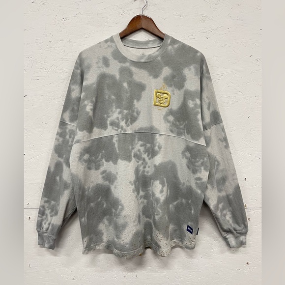 Disney Parks Cinderella Castle Tie-Dye Spirit Jersey, Size L, Gold Metallic - Picture 2 of 12